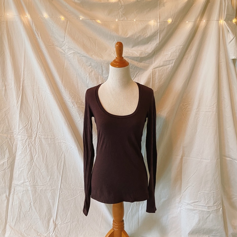 Lululemon Maroon Long Sleeve Top